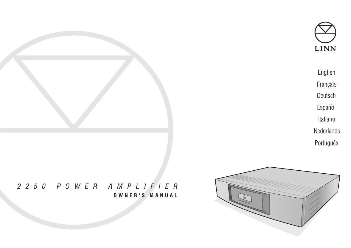 Linn 2250 Owners Manual