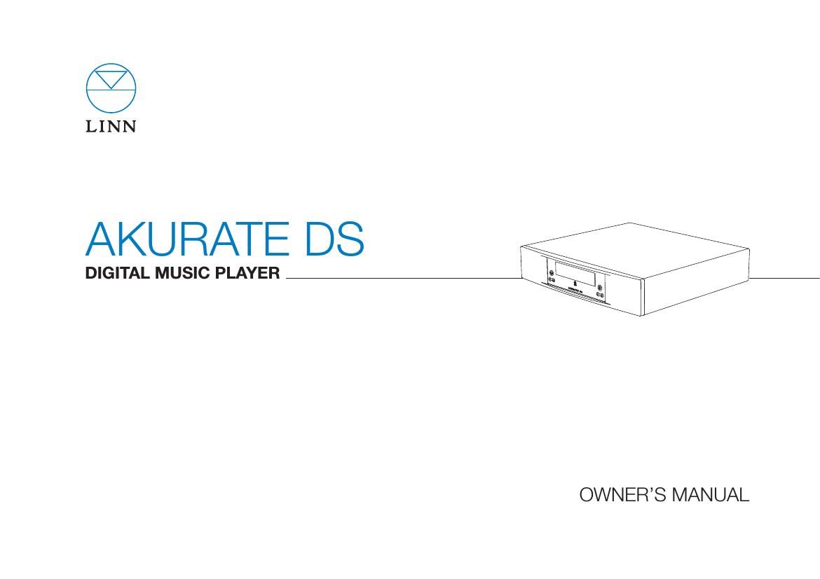 Linn Akurate DS Owners Manual