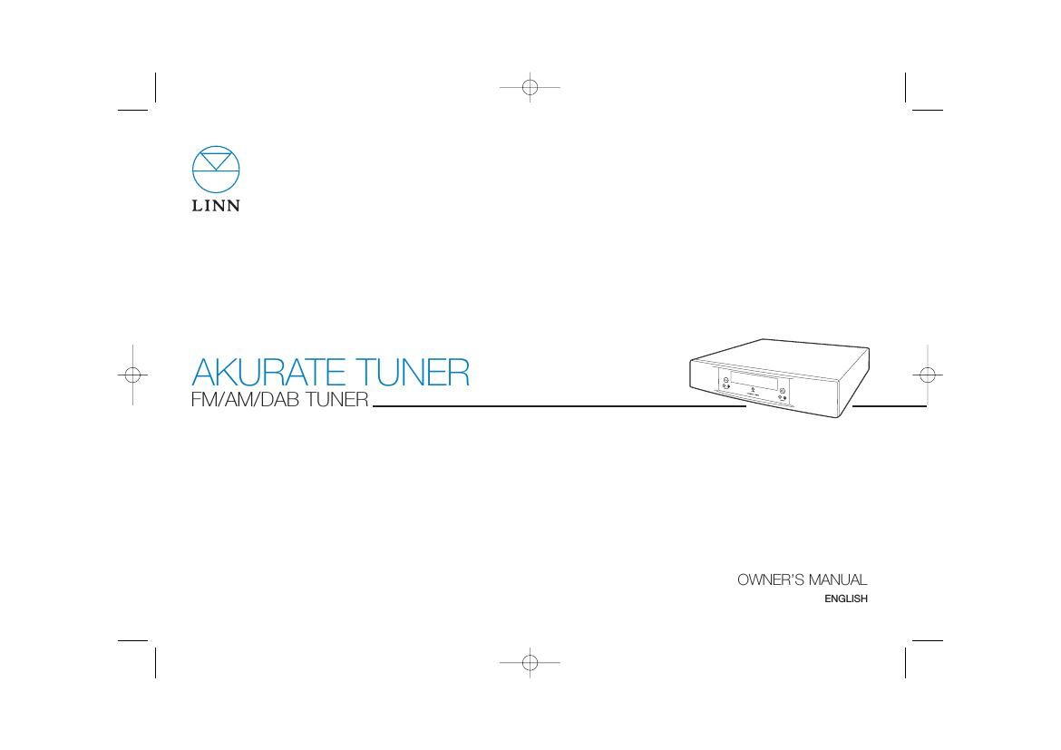 Linn Akurate Tuner Owners Manual