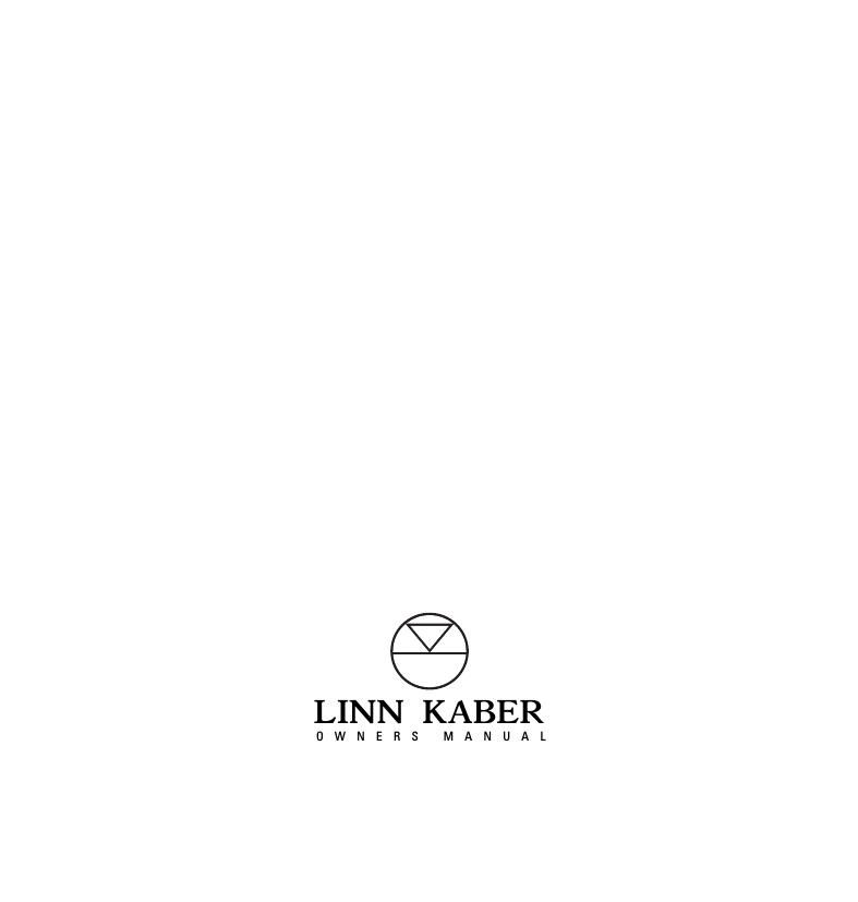 Linn Kaber Owners Manual