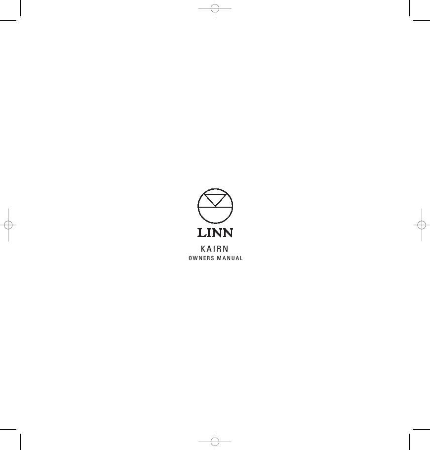 Linn Kairn Owners Manual