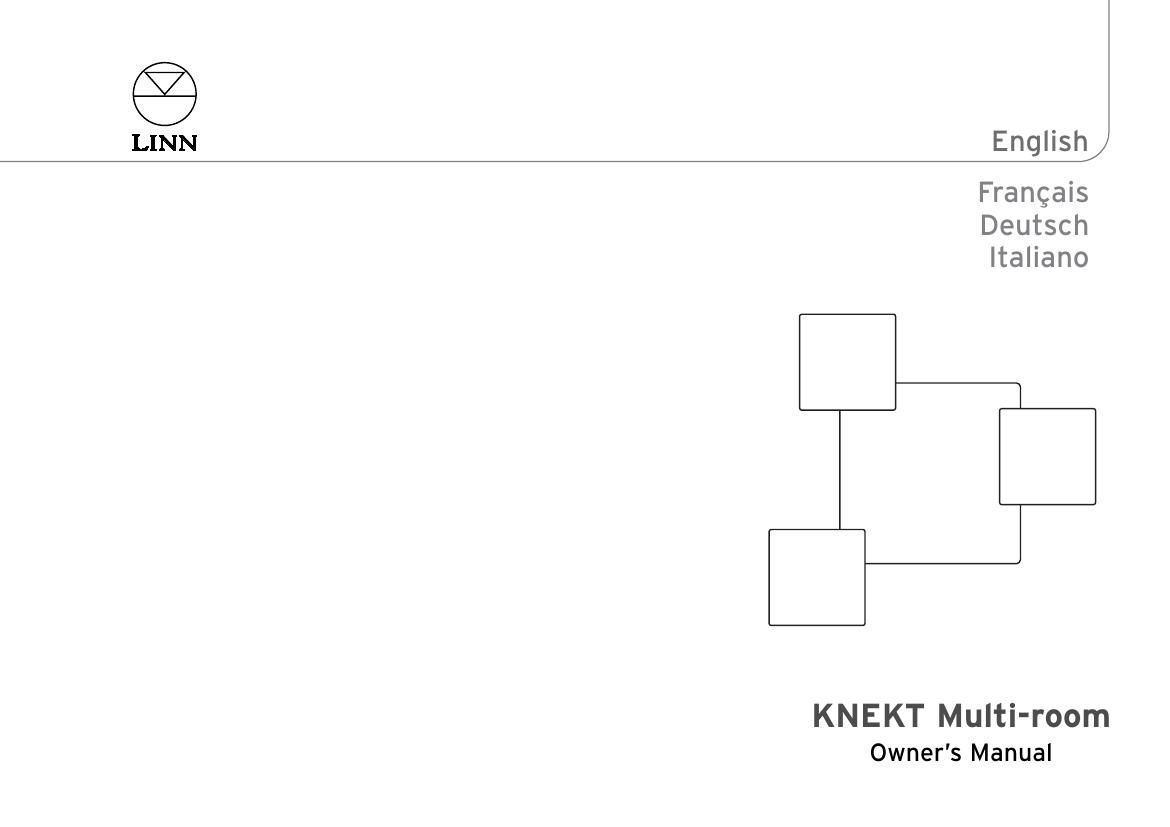 Linn Knekt Multi Room Owners Manual