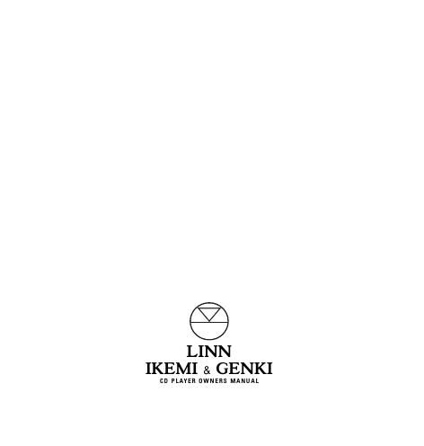 linn genki owners manual