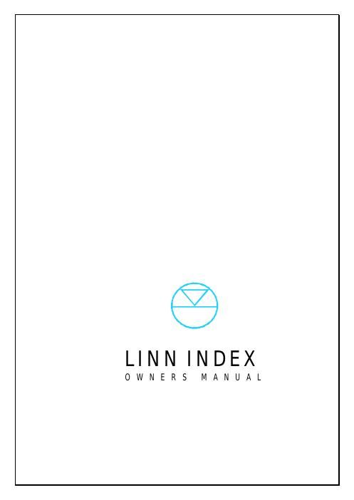 linn index owners manual