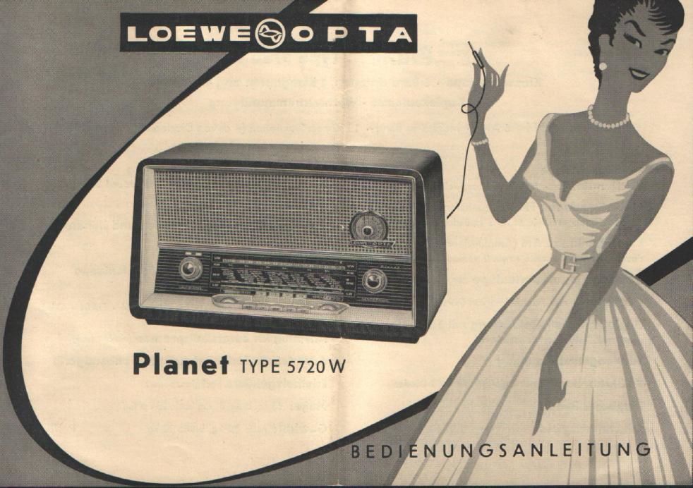 loewe planet 5720 bedienungsanleitung