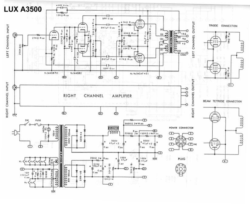 luxman a 3500 schematic