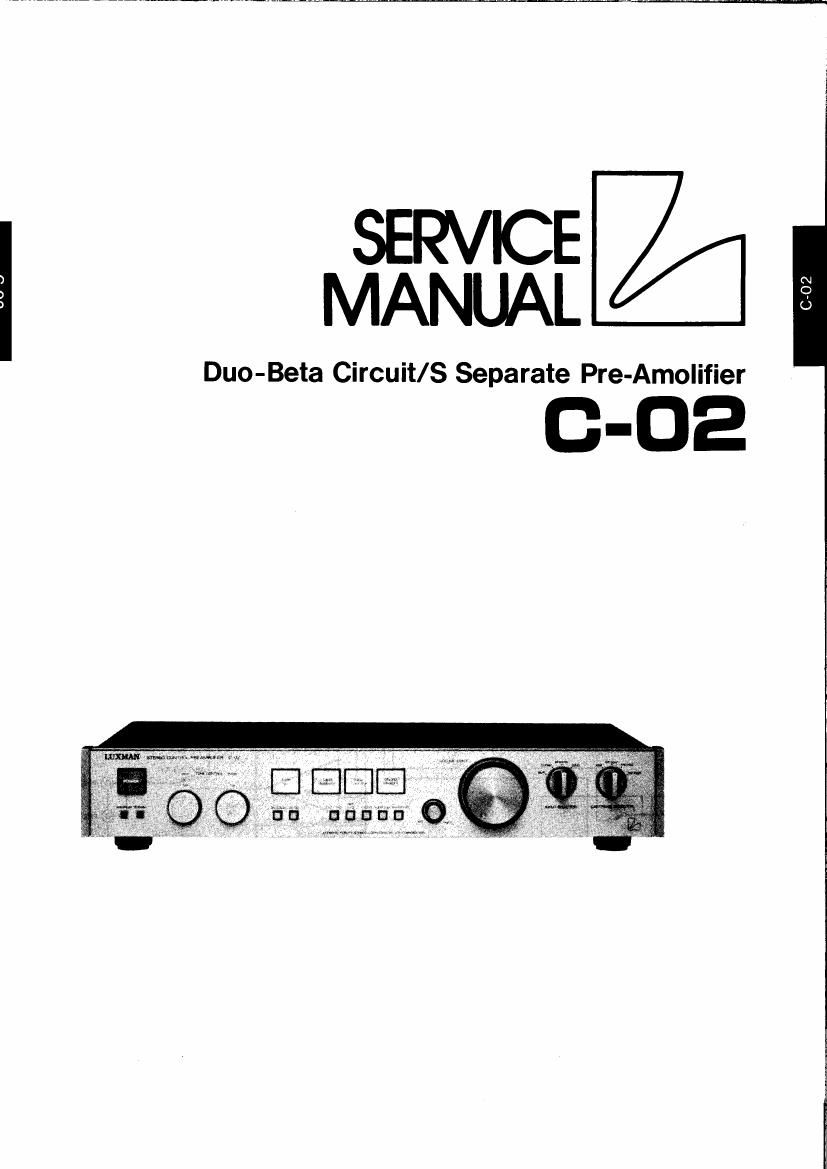 luxman c 02 service manual