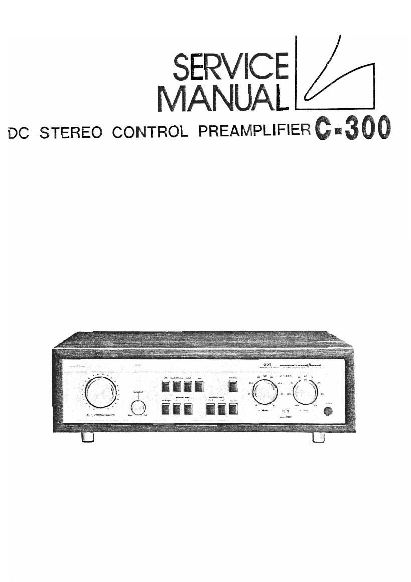 Luxman C 300 Service Manual