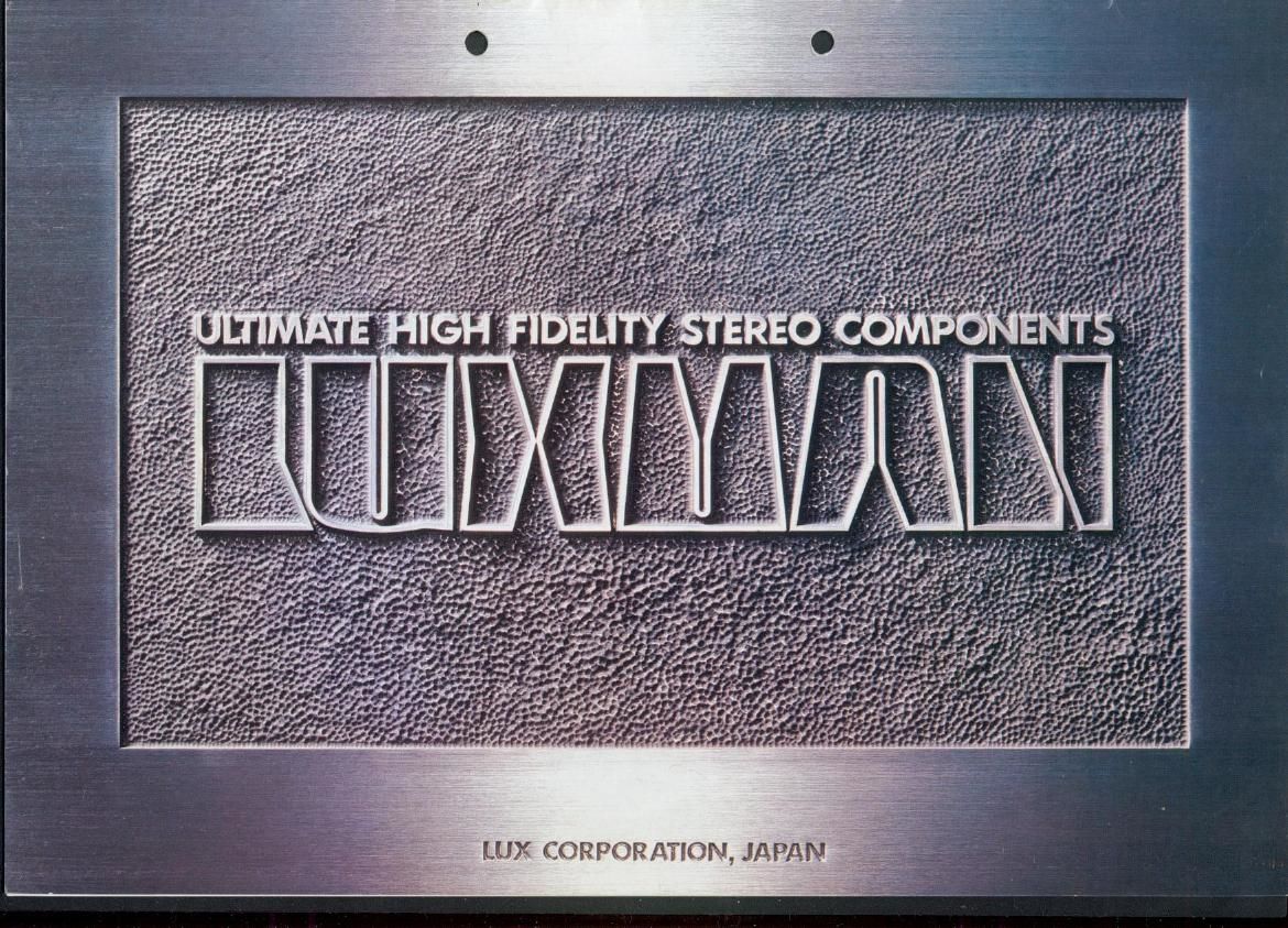 Luxman Catalogue 1978 de