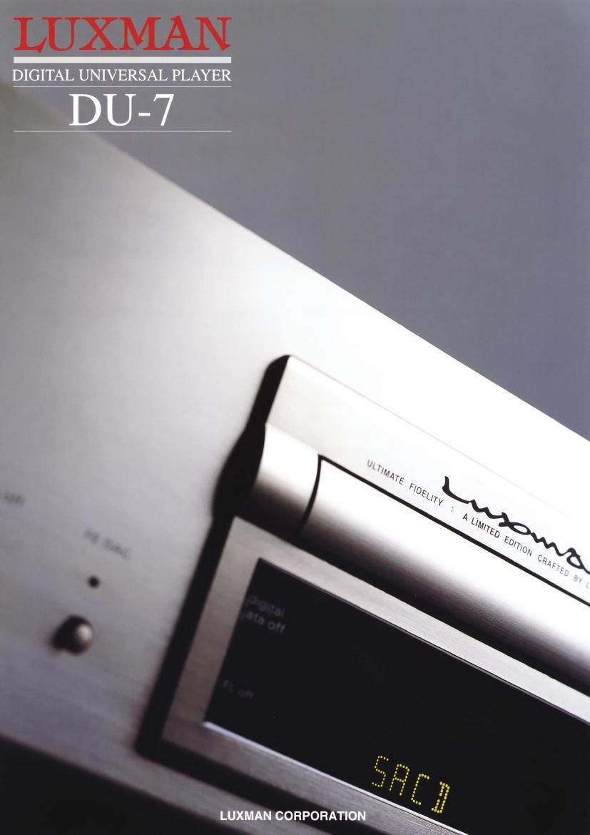 Luxman DU 7 Brochure