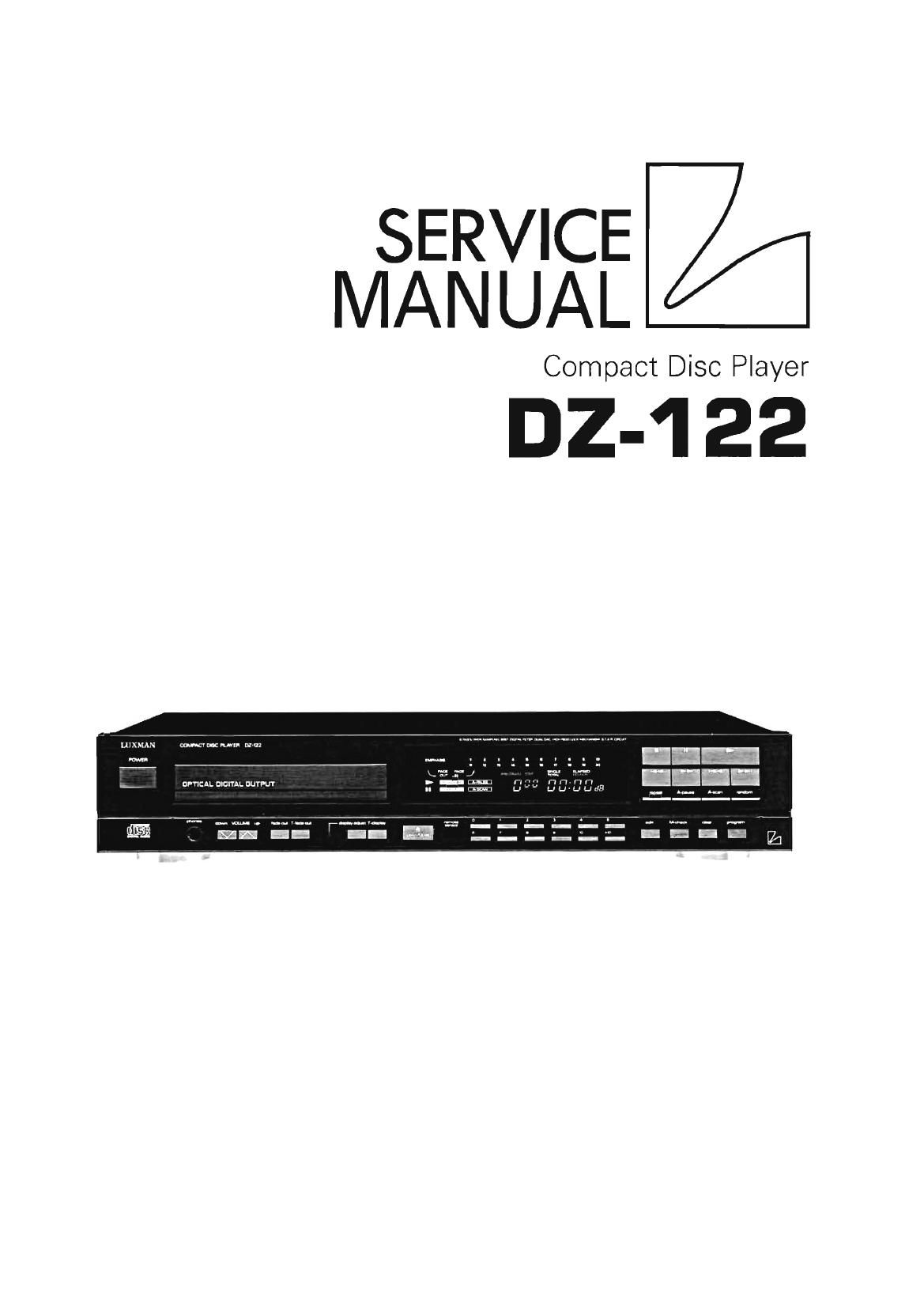 Luxman DZ 122 Service Manual