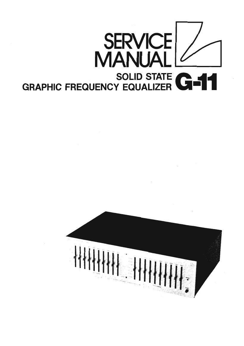 Luxman G 11 Service Manual