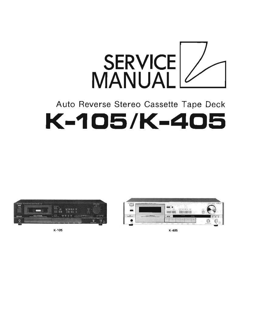 Luxman K 405 K 105 Service Manual