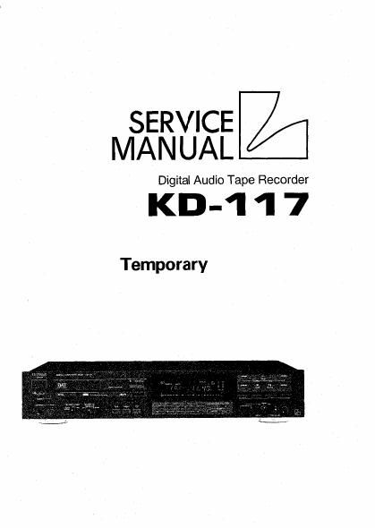 luxman kd 117 service manual