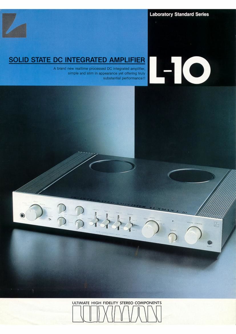 luxman l 10 brochure