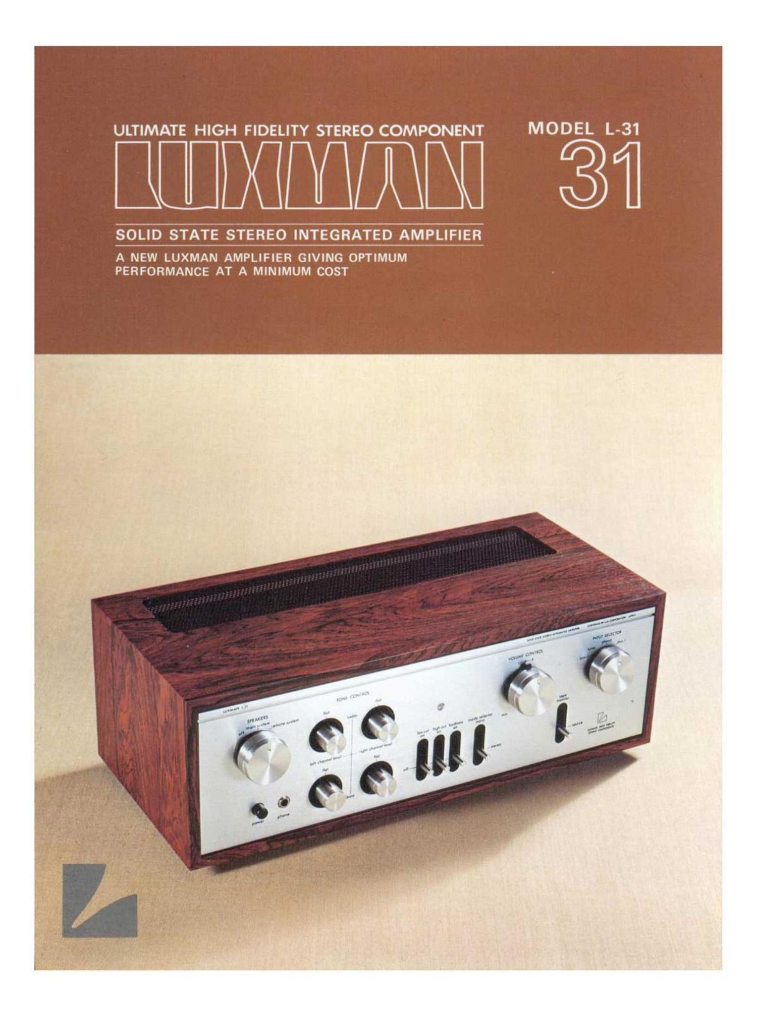 luxman l 31 brochure