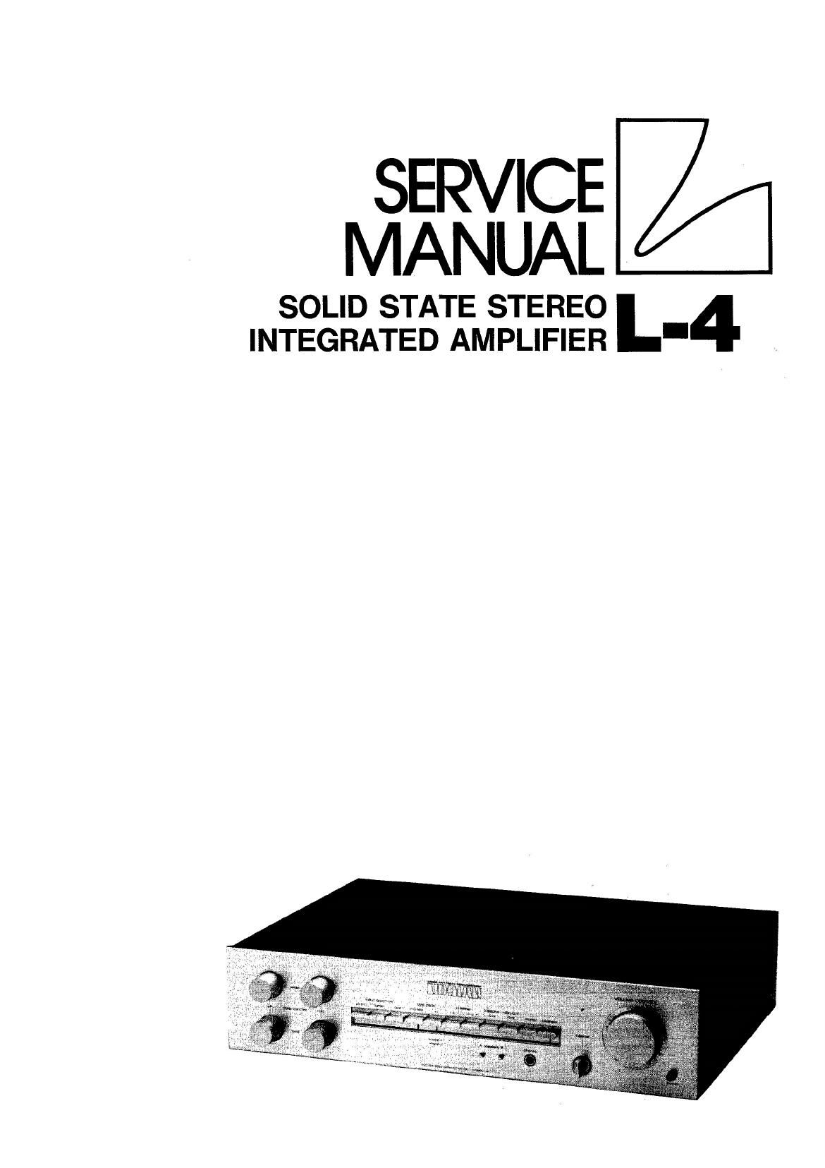 Luxman L 4 Service Manual