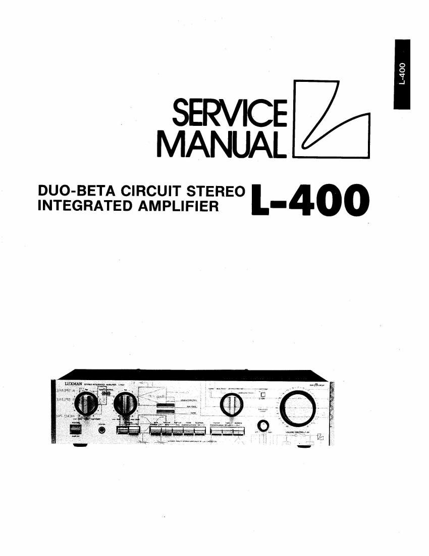 luxman l 400 service manual
