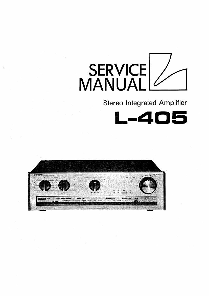luxman l 405 service manual