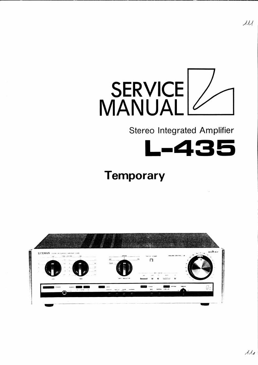 luxman l 435 service manual