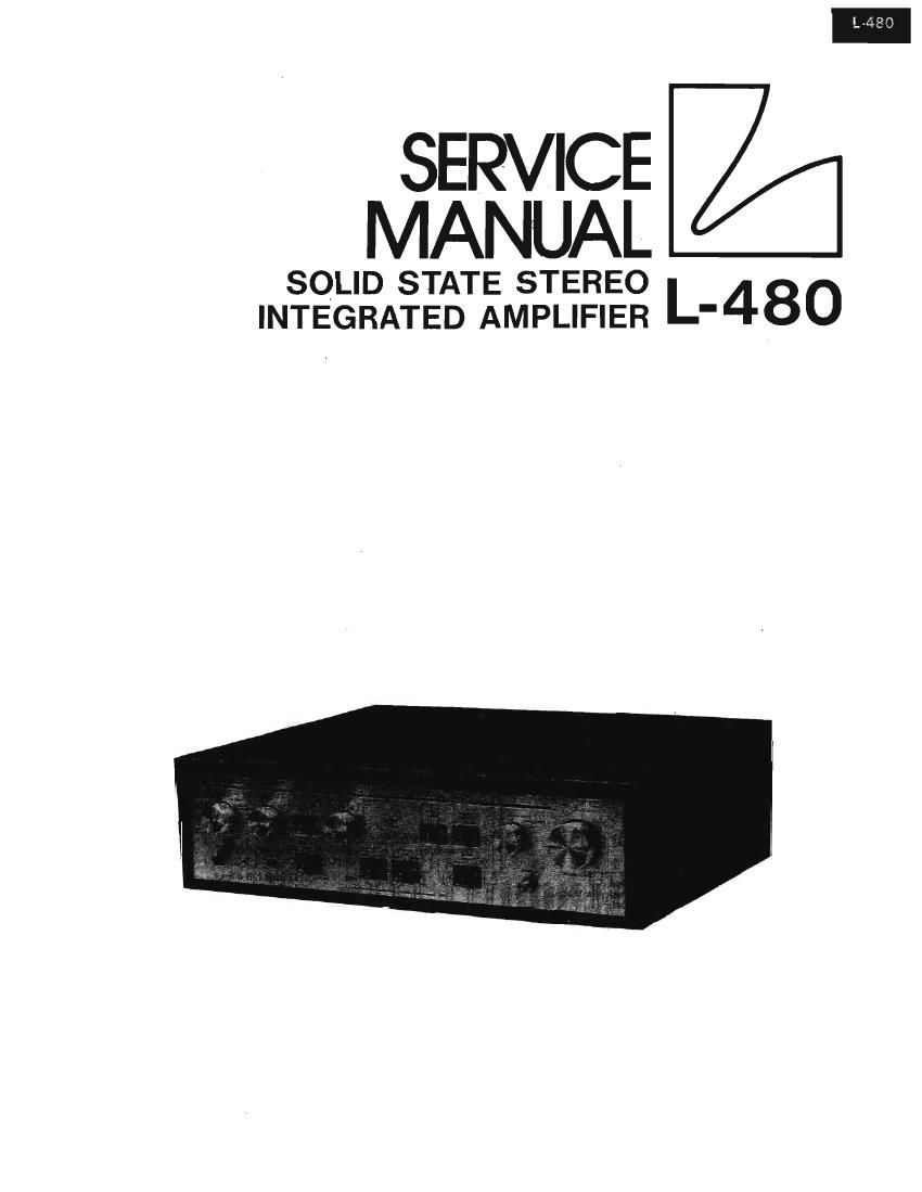 Luxman L 480 Service Manual