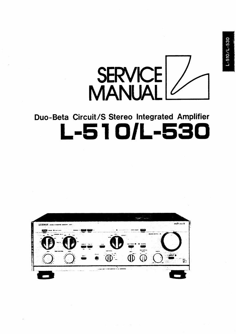 luxman l 510 service manual