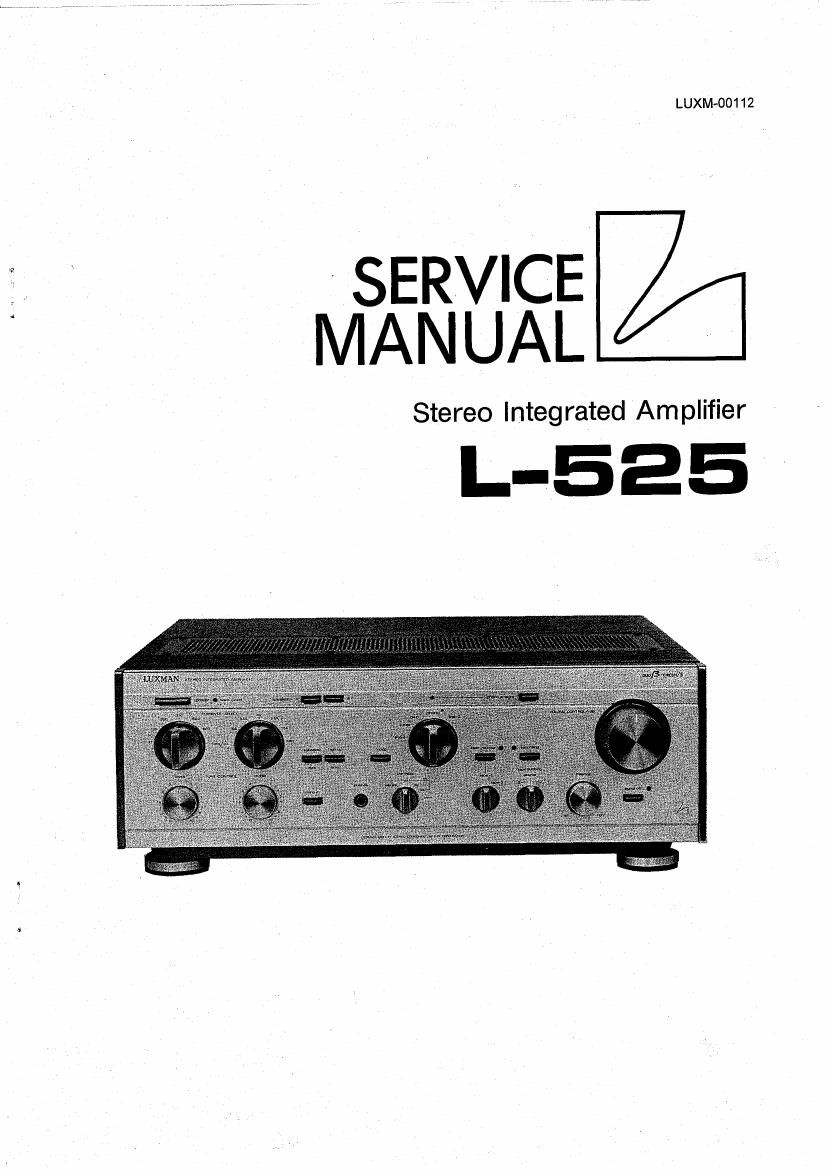 luxman l 525 service manual