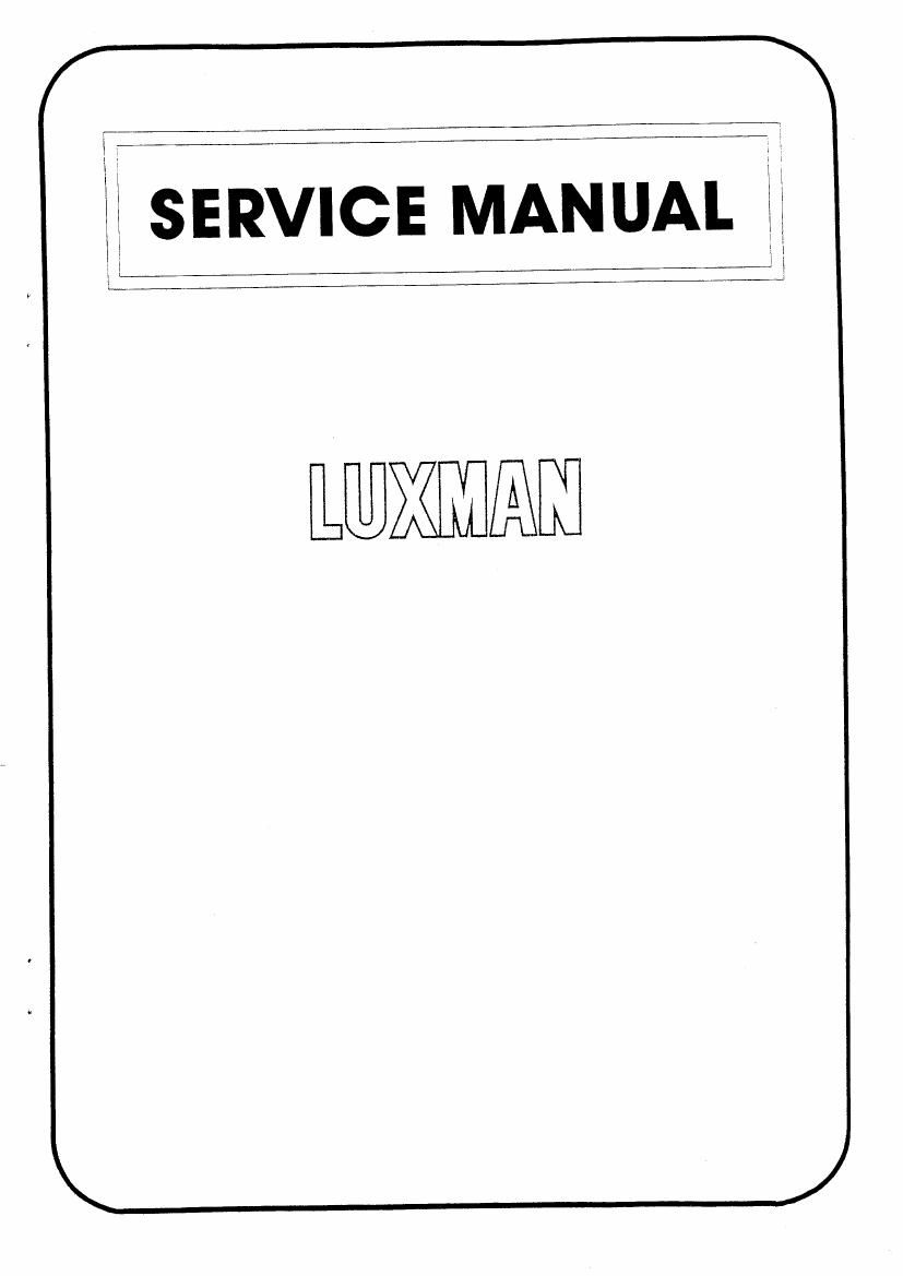 luxman l 55 a service manual