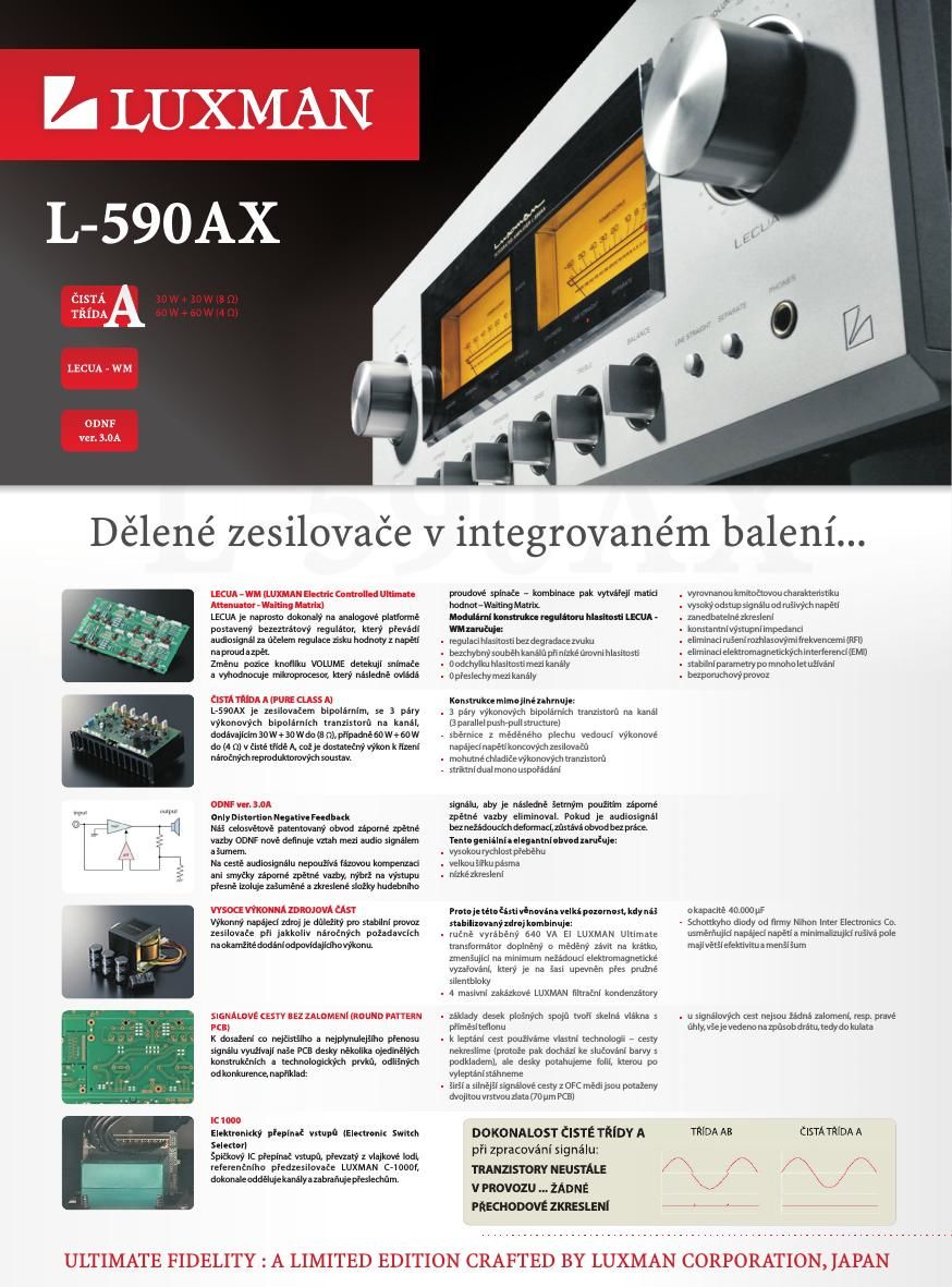 Luxman L 590 AX Brochure