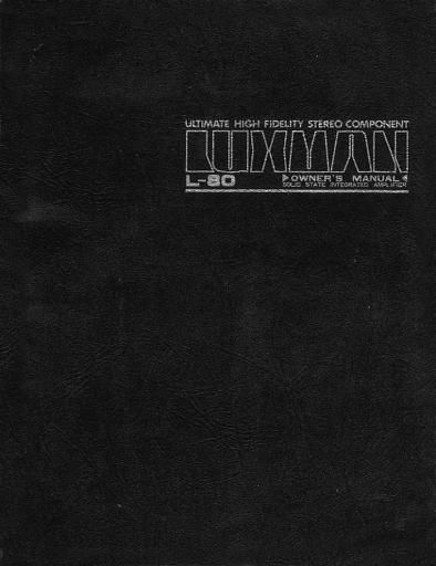 luxman l 80 v owners manual