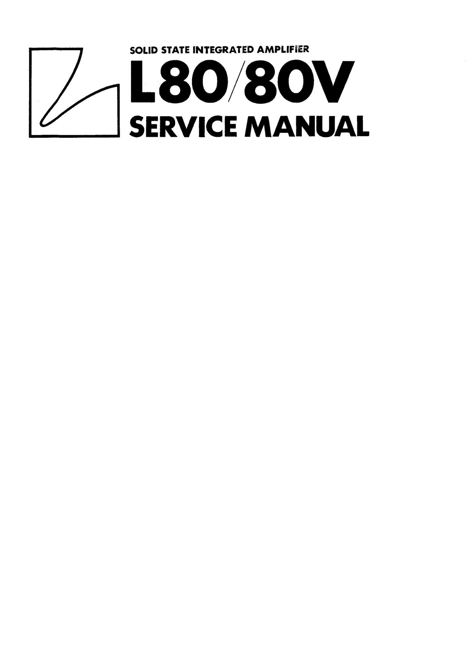 luxman l 80 service manual