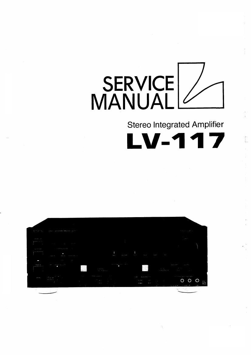 luxman lv 117 service manual