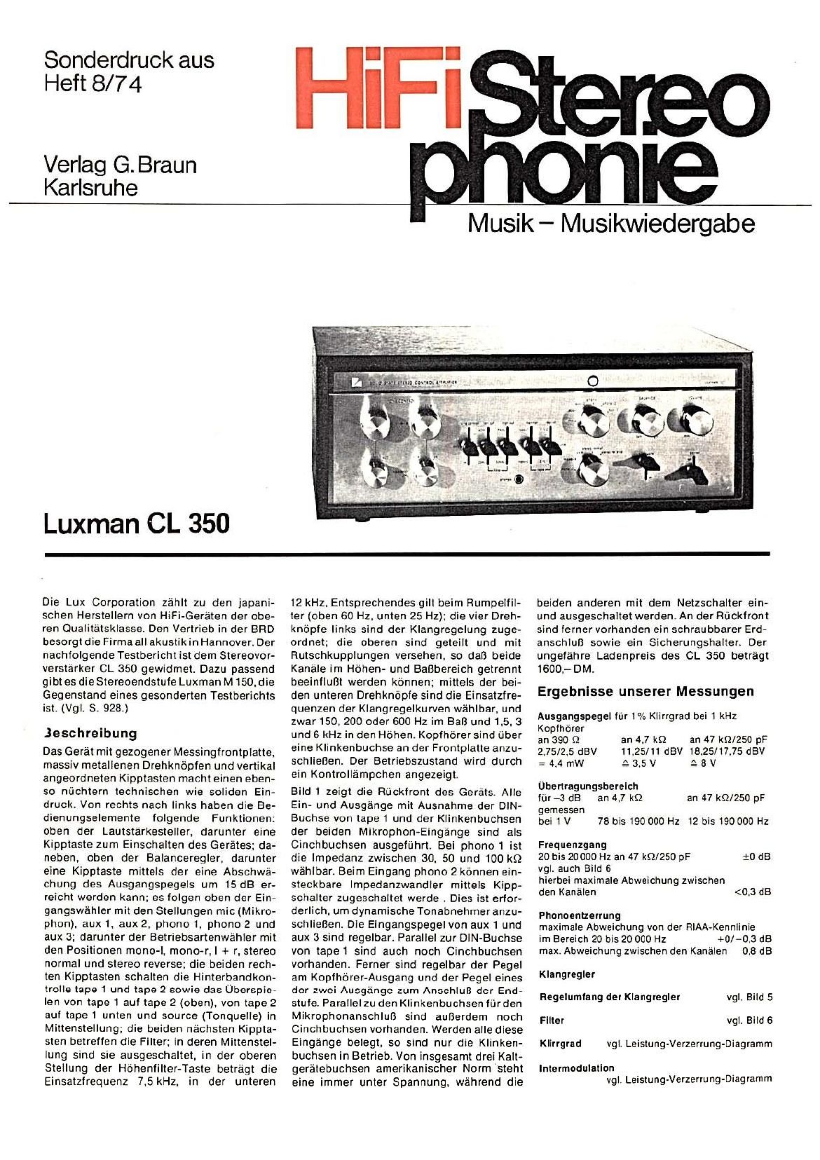Luxman M 150 Review