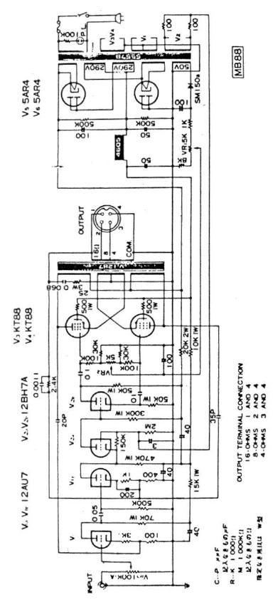 luxman mb 88 schematic