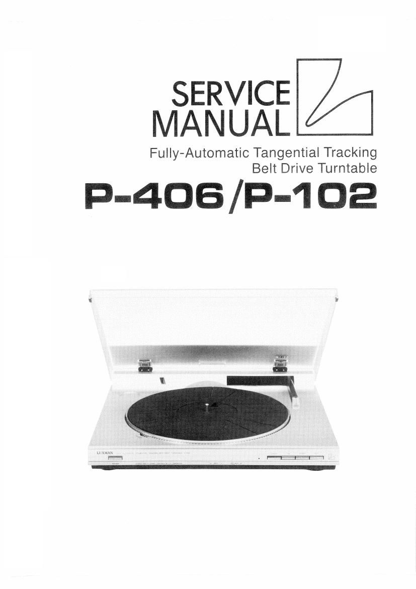 luxman p 406 service manual