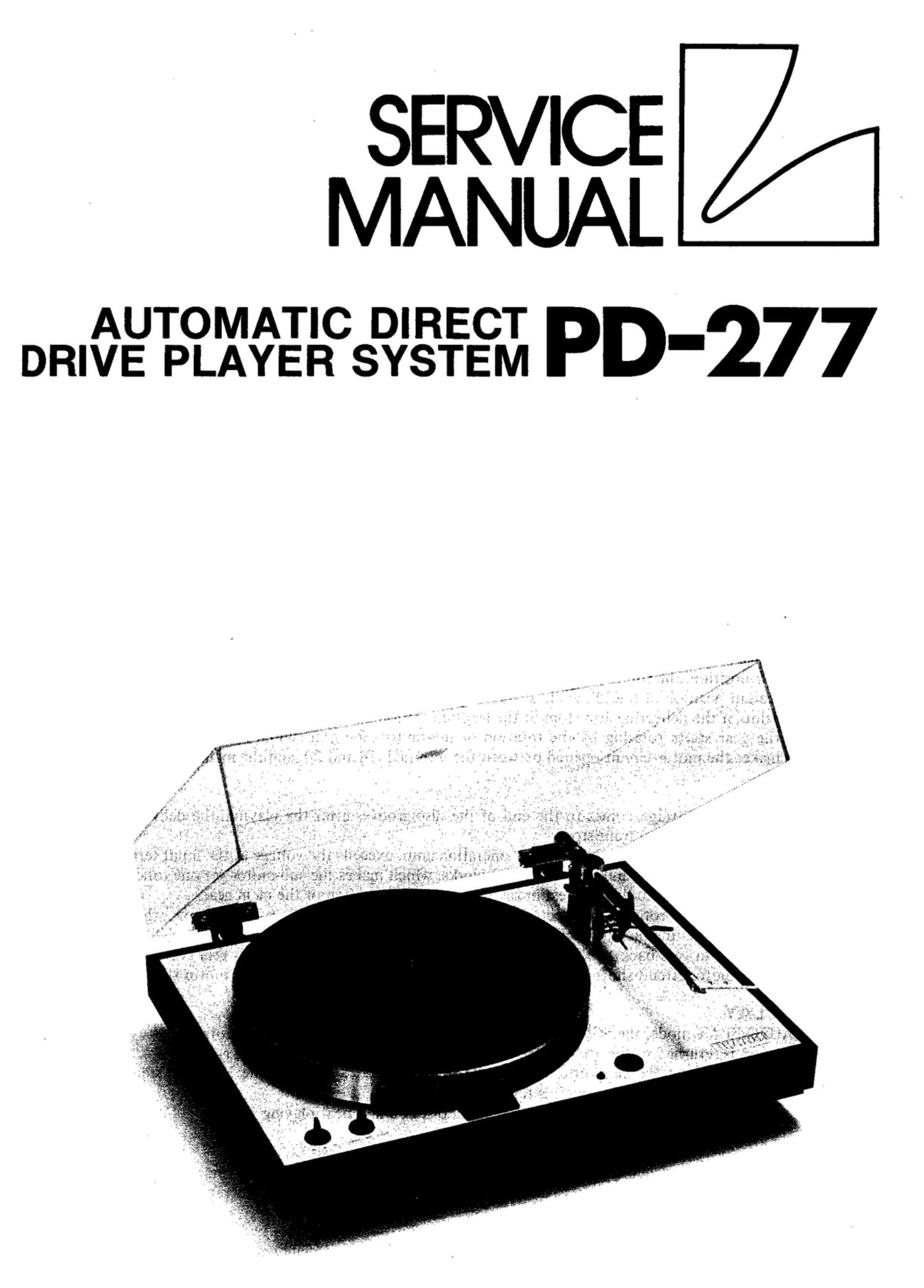 luxman pd 277 service manual