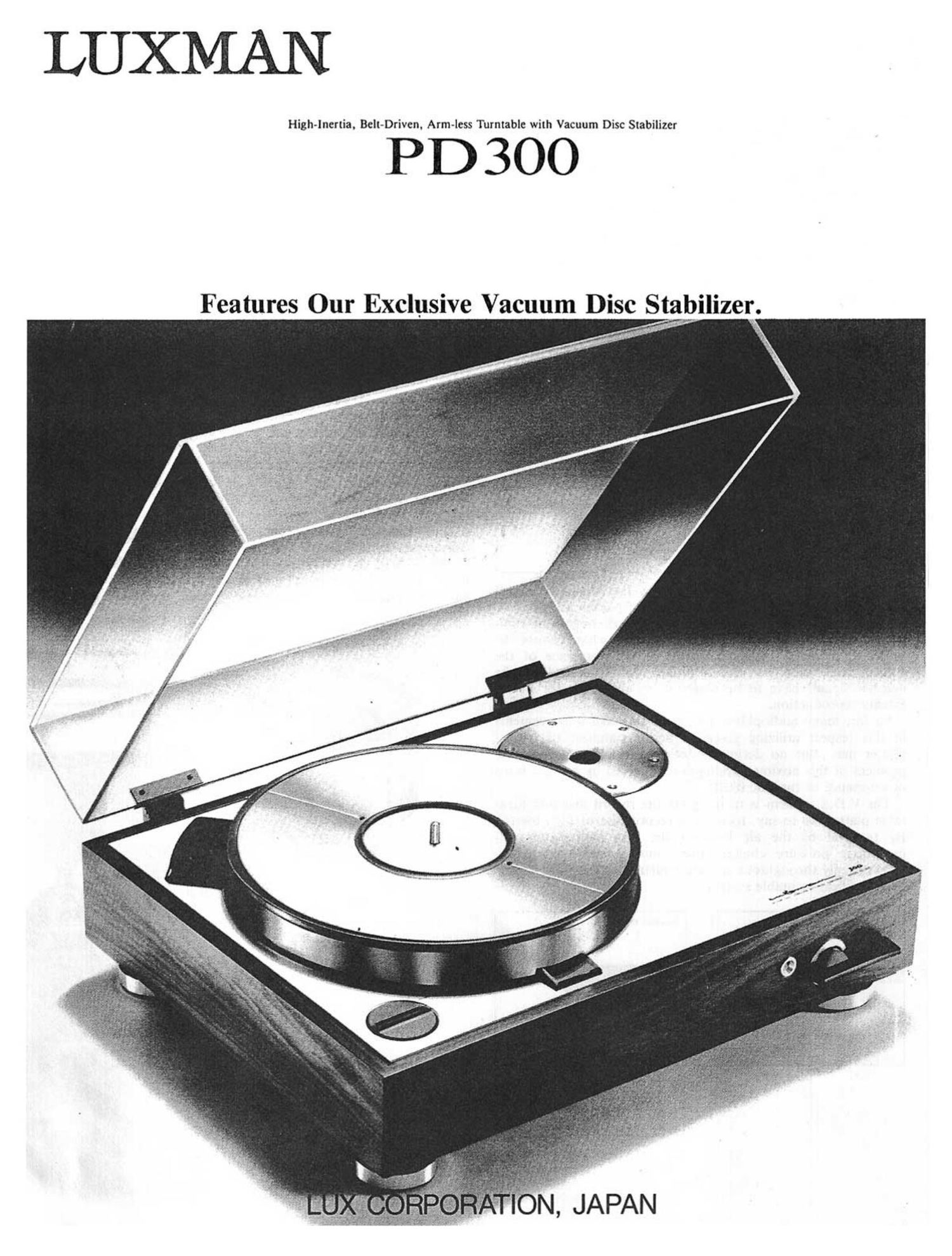 luxman pd 300 brochure