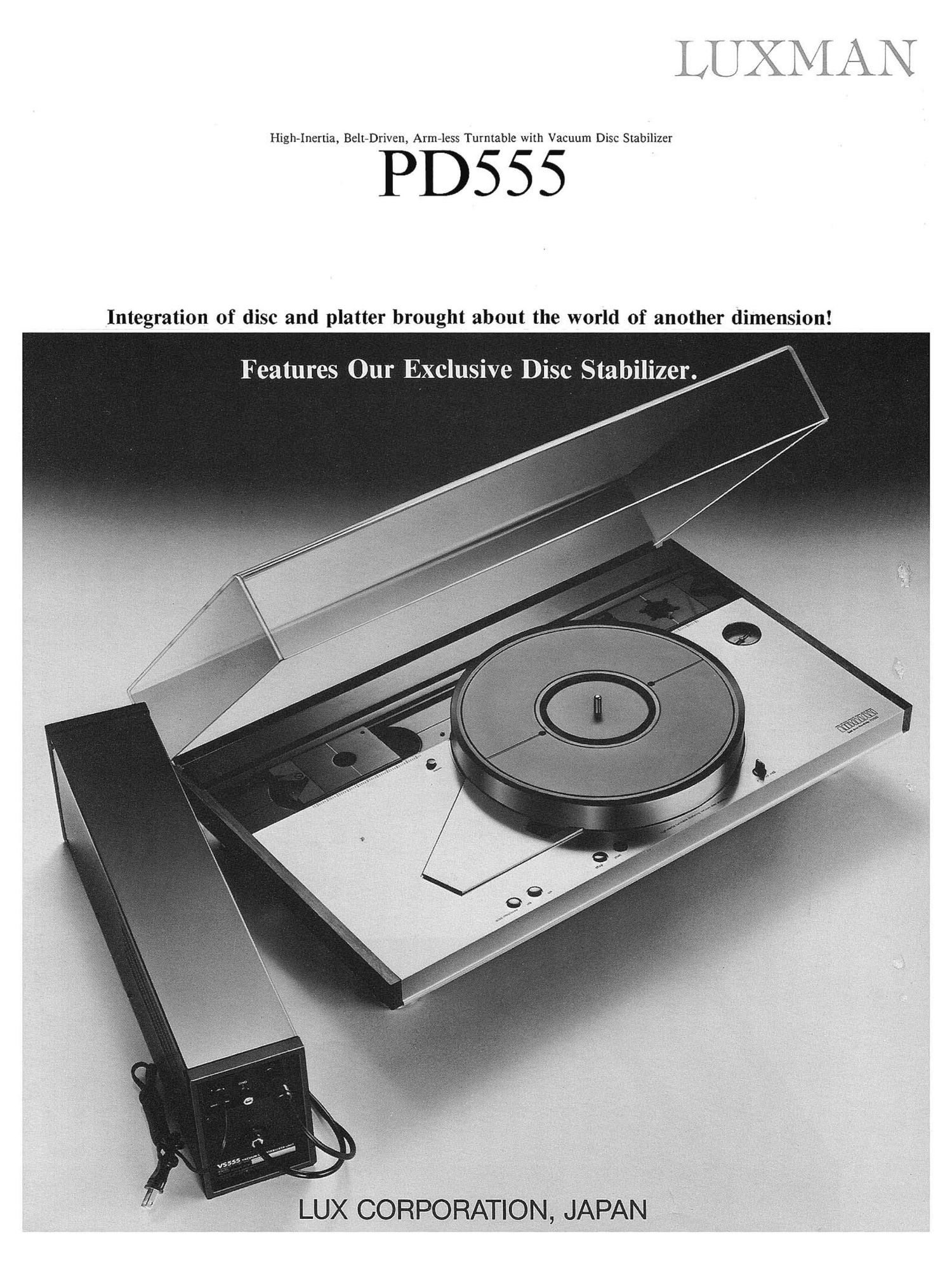 Luxman PD 555 Brochure