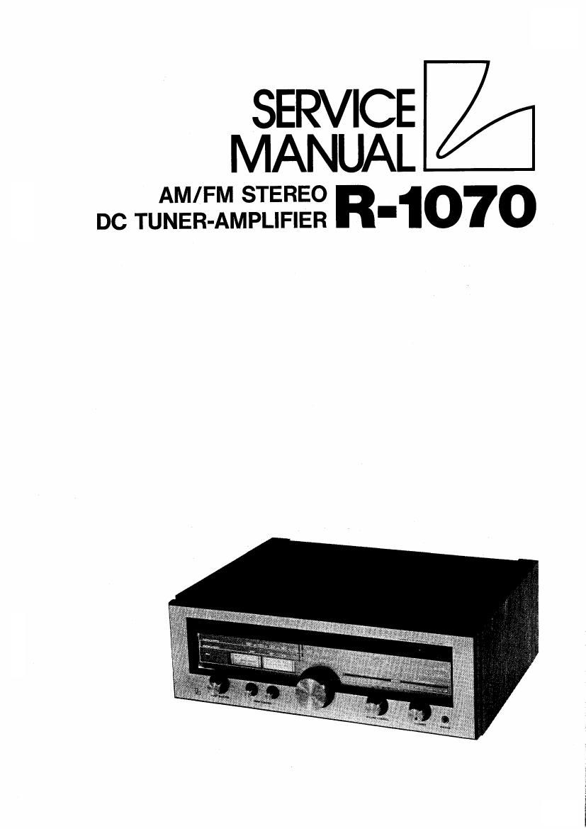 luxman r 1070 service manual