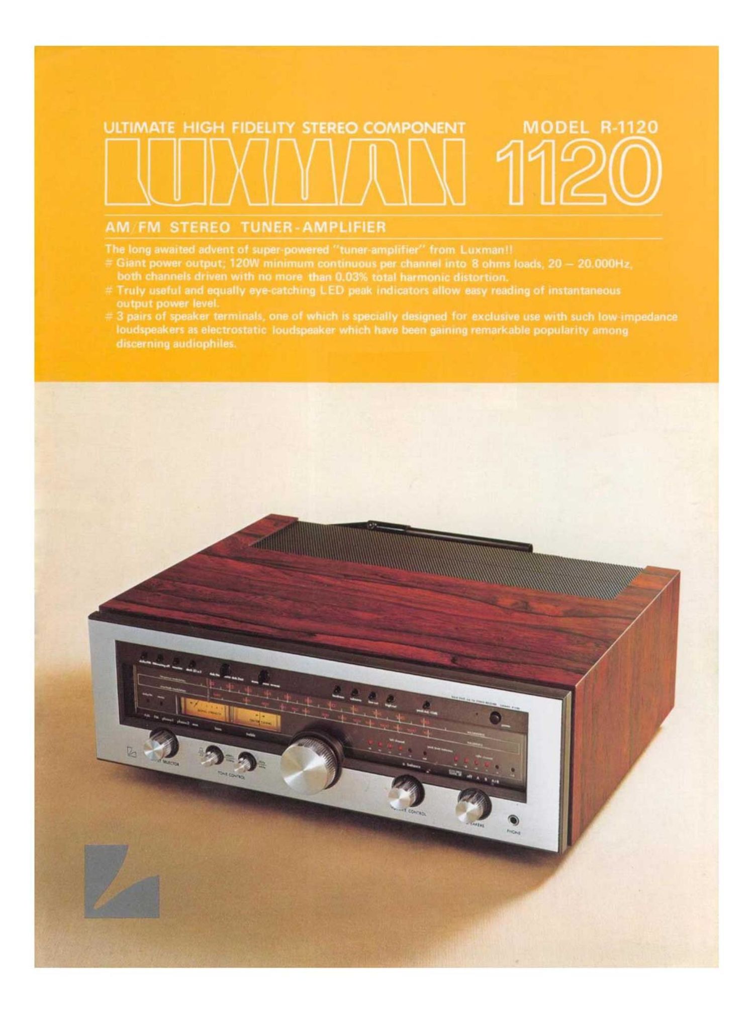 luxman r 1120 brochure