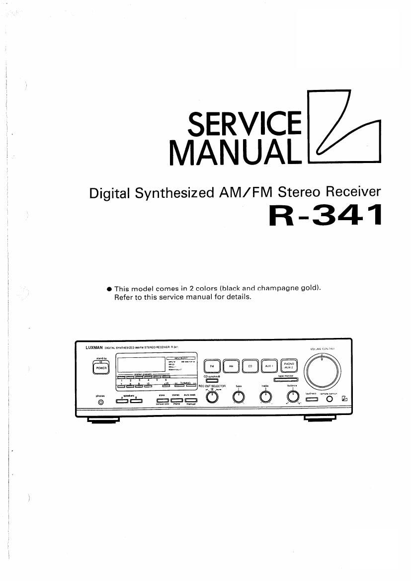 luxman r 341 service manual