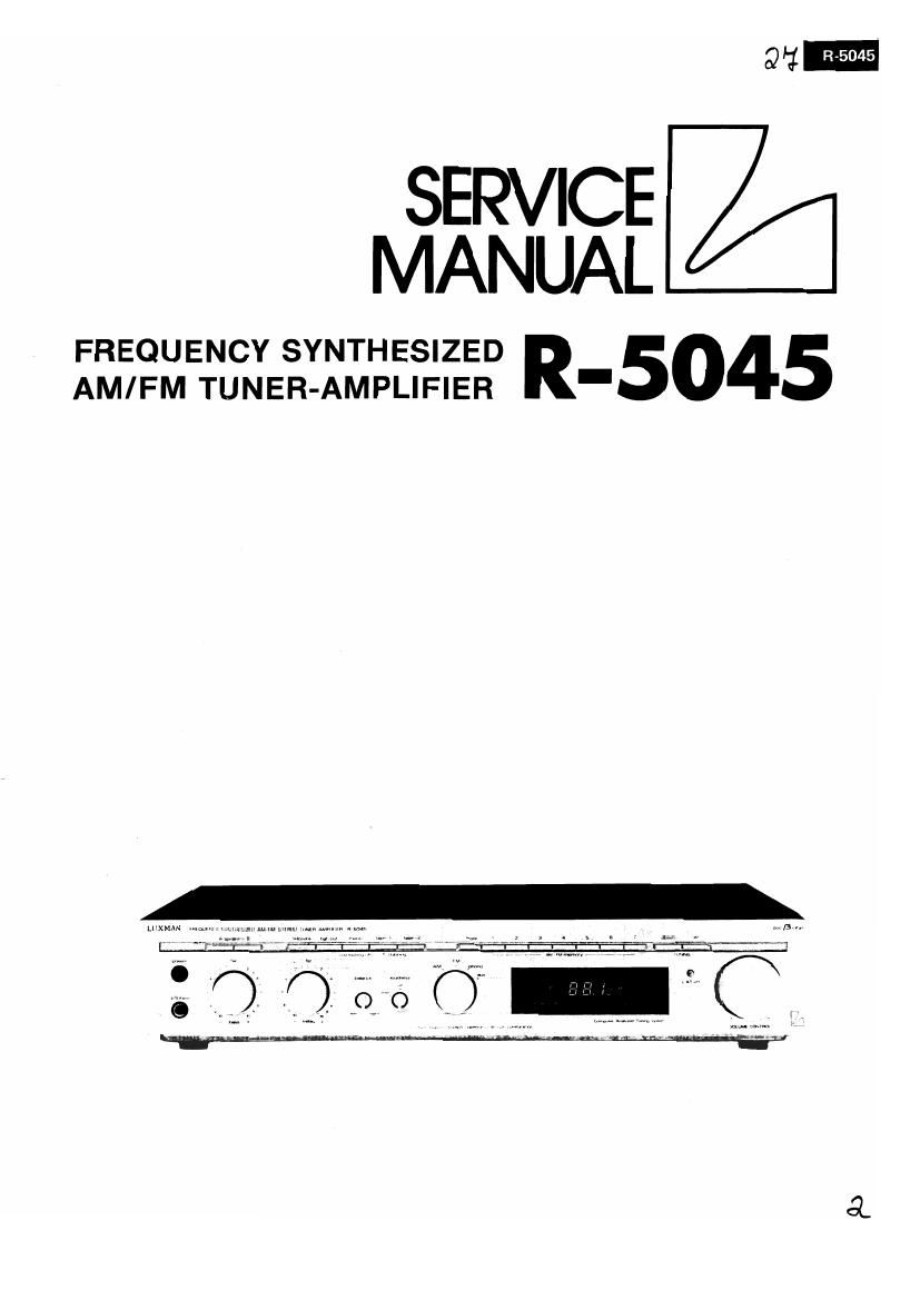 Luxman R 5045 Service Manual