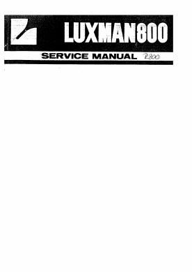luxman r 800 service manual