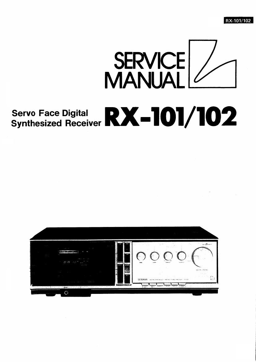 luxman rx 101 service manual