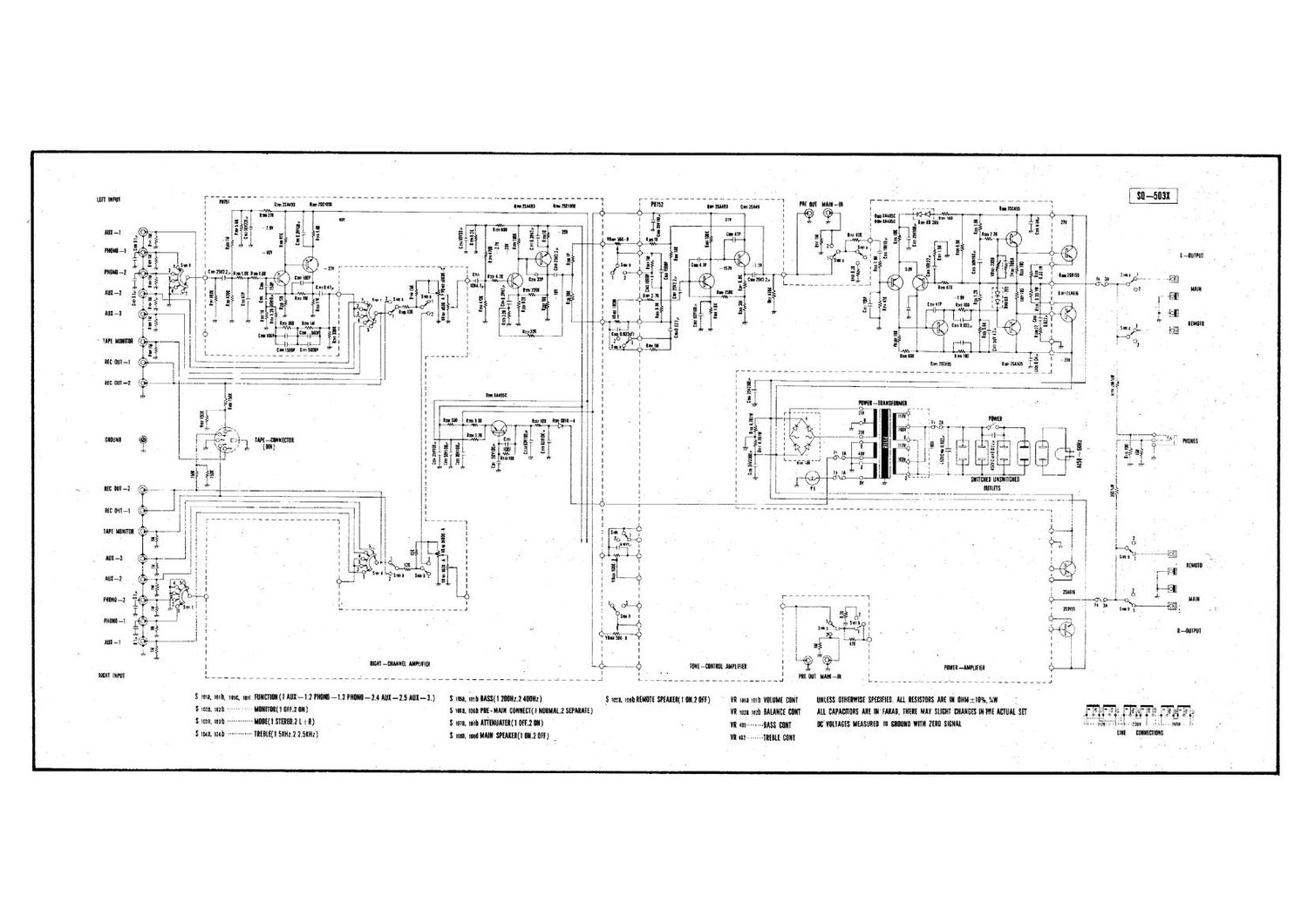 Luxman SQ 530 X Schematic