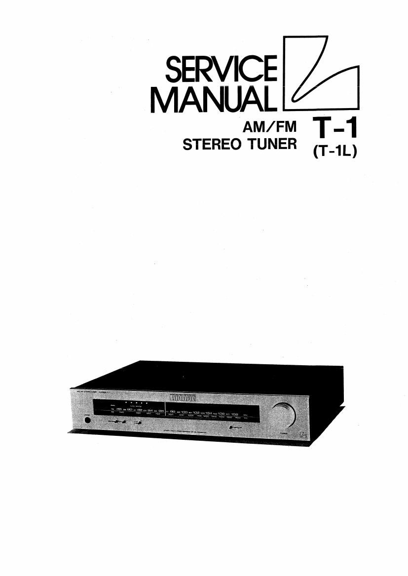 Luxman T 1 Service Manual