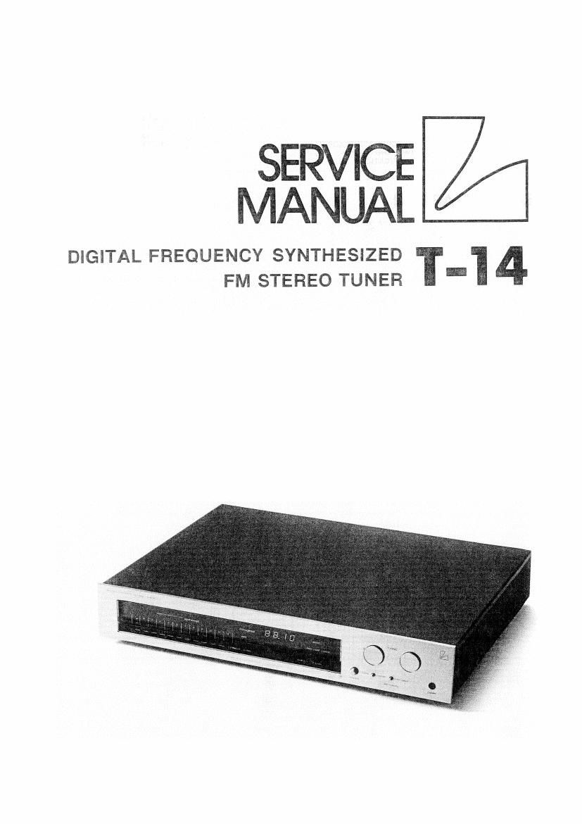 Luxman T 14 Service Manual