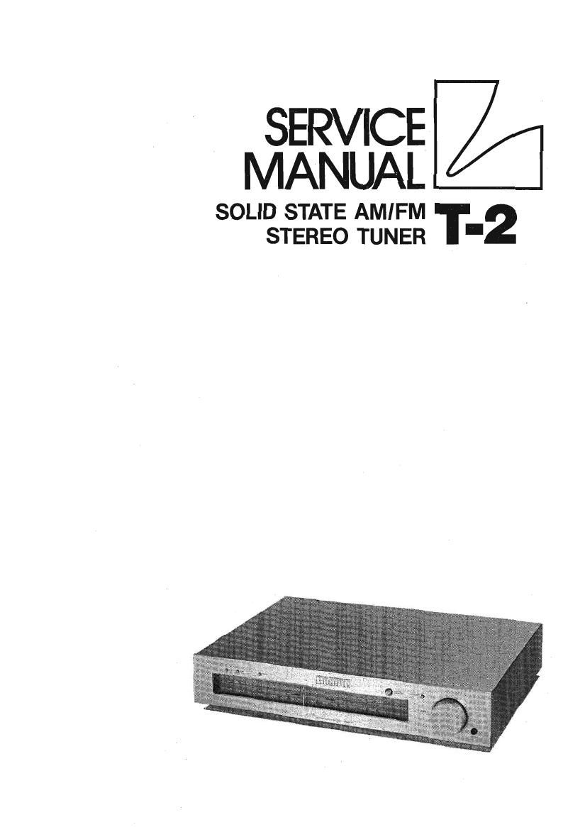 Luxman T 2 Service Manual