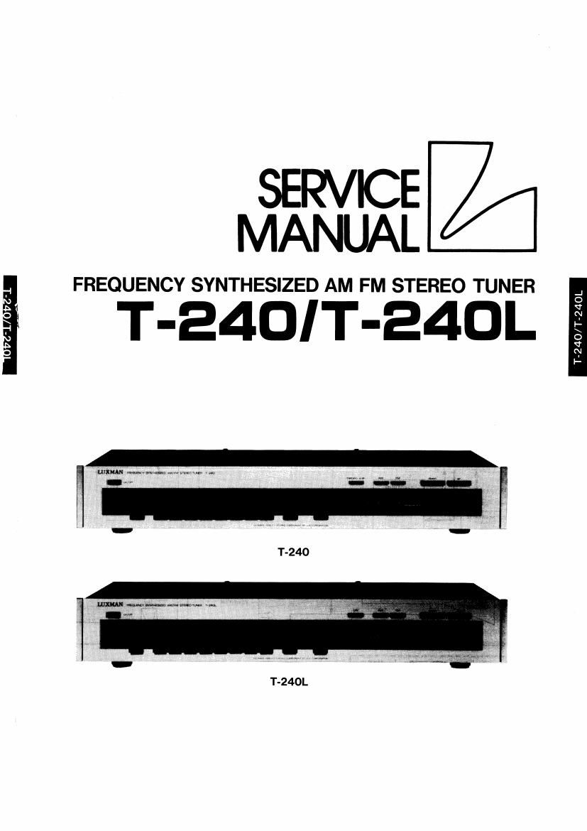 luxman t 240 service manual
