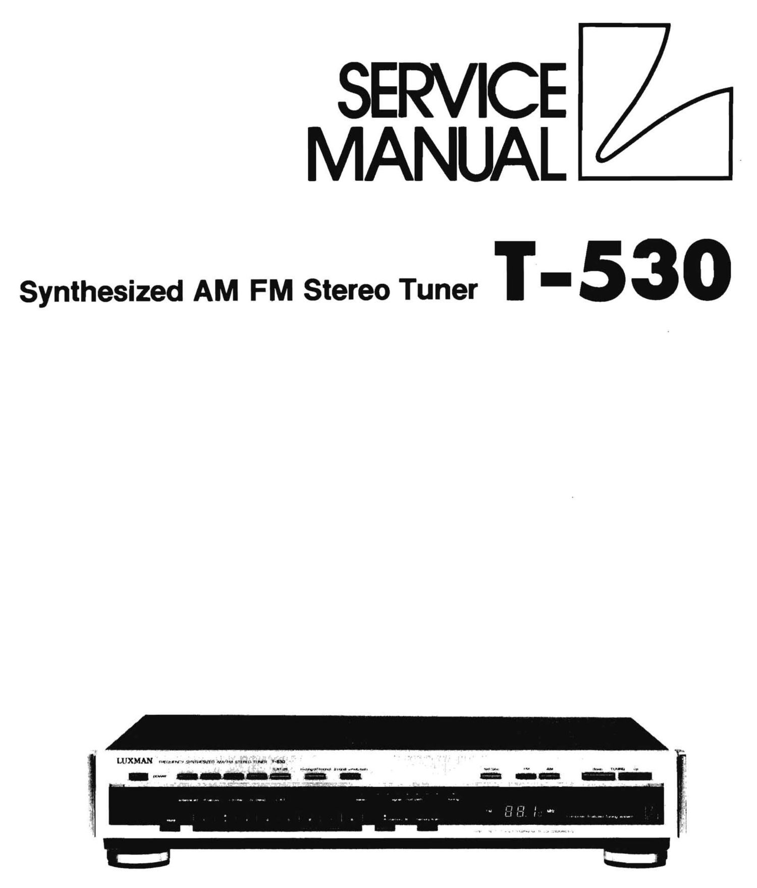 Luxman T 530 Service Manual